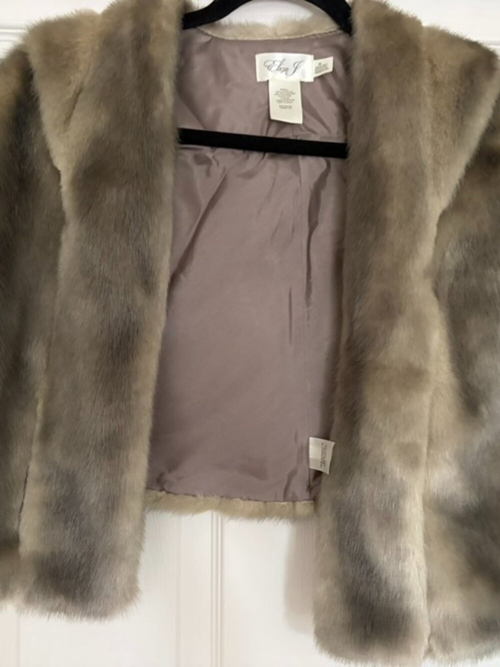 Eliza J faux fur stole